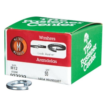 Hillman Split Lock Washer, Steel, Zinc Plated Finish 5166434